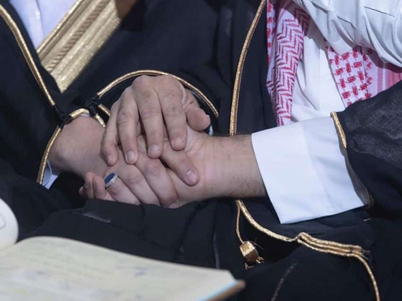 اضغط لمشاهدة الفيديو: الإعلامية المصرية بسمة وهبة في حفل زفاف ابنها في السعودية